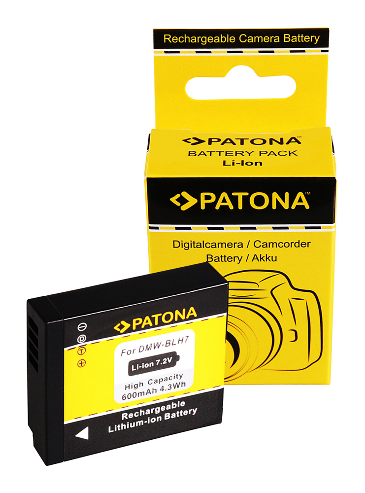 PATONA Hochleistungs LithIonen-Akku wie Panasonic DMW-BLH7E PATONA Hochleistungs LithIonen-Akku wie Panasonic DMW-BLH7E