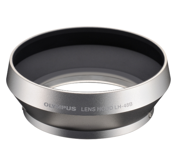 Olympus LH-48B Gegenlichtblende silber für M.Zuiko Digital 17mm 1.8