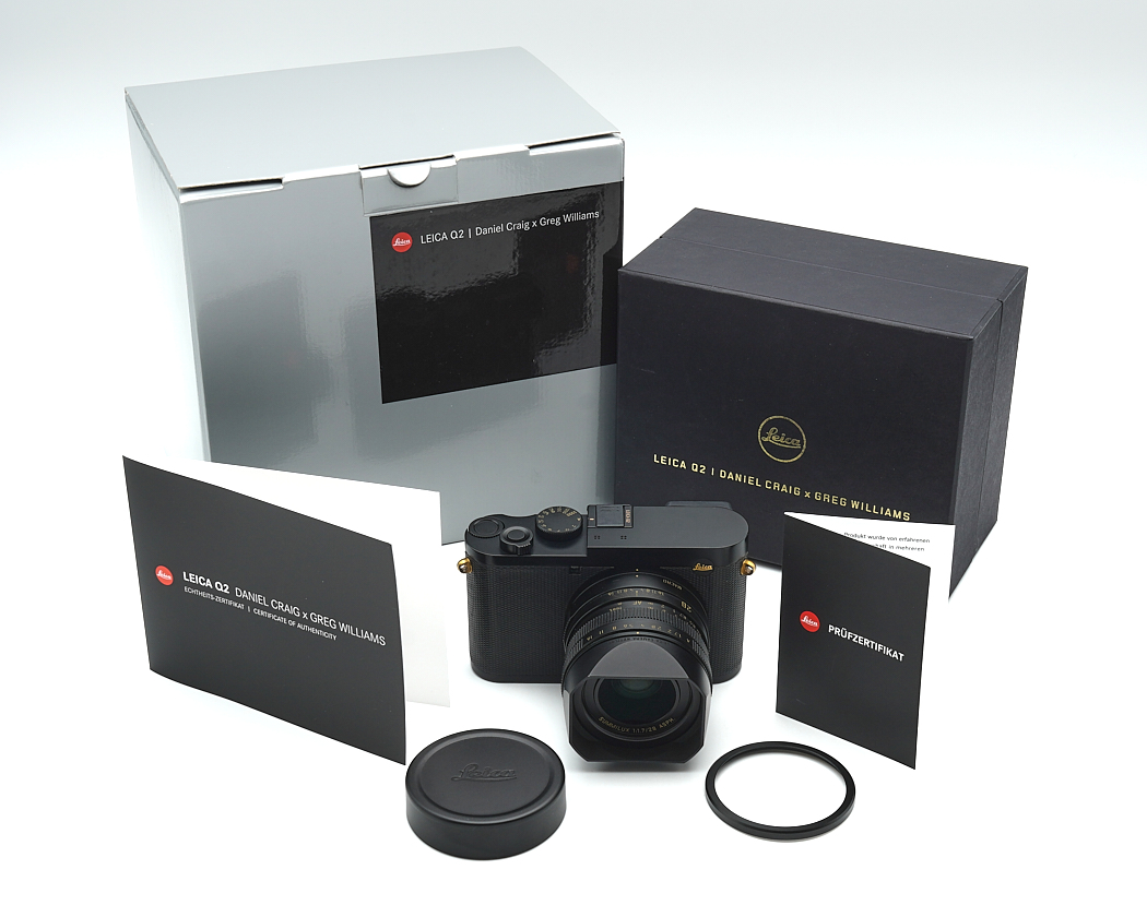 Leica Q2 Daniel Craig x Greg Williams Topzustand, komplett geprüft #50473**