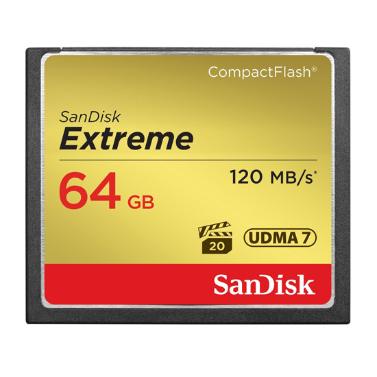 SanDisk Extreme CF 64GB 120MB/s
