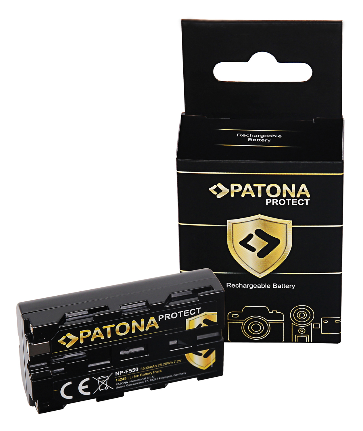 PATONA Protect Akku wie Sony NP-F550