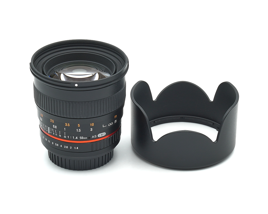 Walimex Pro 50mm 1.4 IF für Canon EF wie neu #49996*