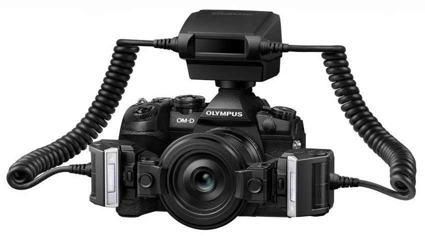 Olympus STF-8 Makro Zangenblitz