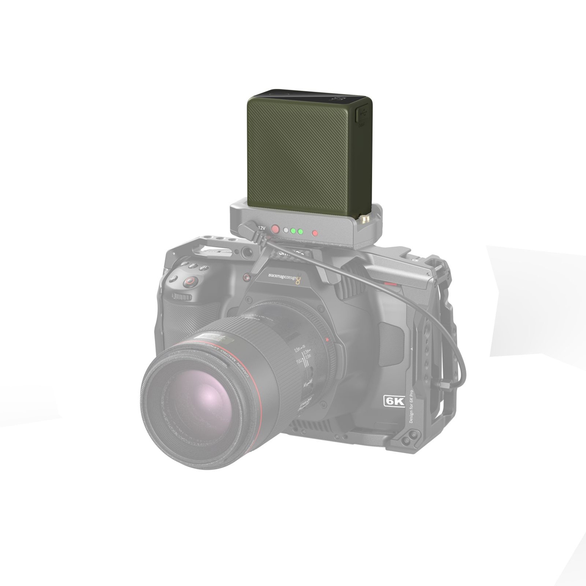 SmallRig 4577 NP-F970 grün, USB-C wiederaufladbarer Akku