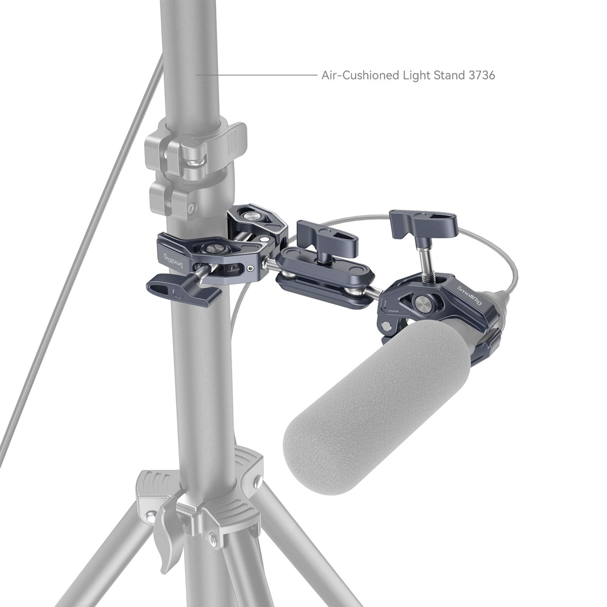 SmallRig 4103B Super Clamp with double Crap Shaped Clamps