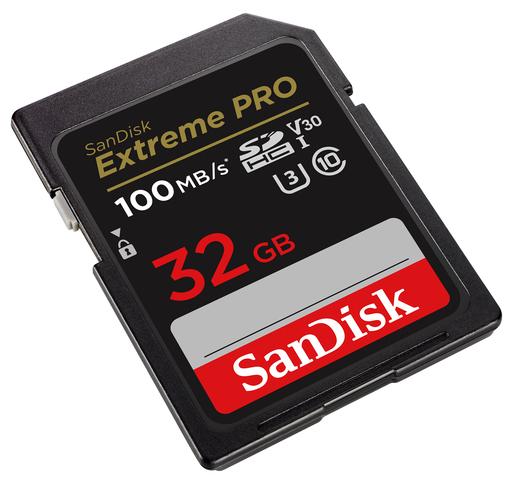 SanDisk ExtremePro SDHC-Karte 32GB 100MB/s V30 UHS-I U3 SanDisk ExtremePro SDHC-Karte 32GB 100MB/s V30 UHS-I U3