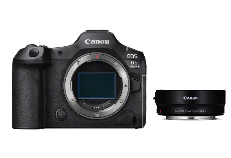 Canon EOS R5 Mark II + EF-EOS R Adaper