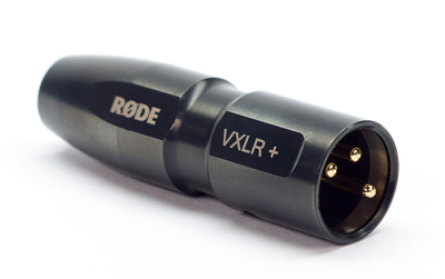 Rode VXLR+ XLR-Klinkenadapter mit Spannungswandler