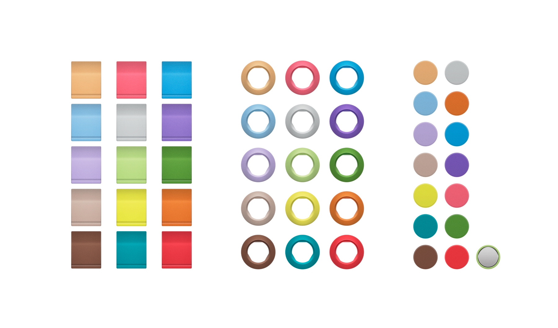 Sennheiser EW-D Color Coding Set (für EM, SKM-S, SK), Farbkennzeichnungsset
