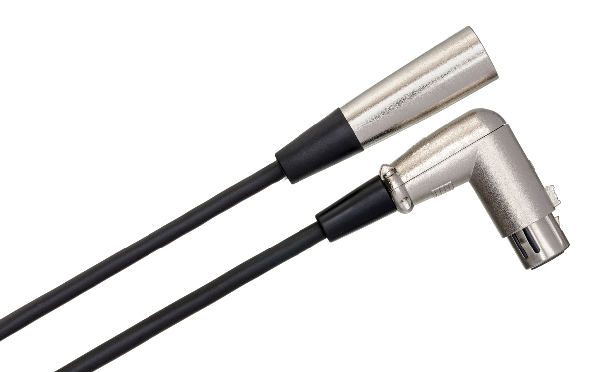 Hosa XFF-103 Verbindungskabel sym. XLR3F Winkelstecker auf XLR3M ca. 0,9 m