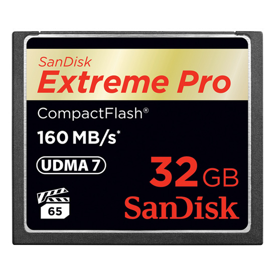 SanDisk ExtremePro CF 32GB 160MB/s
