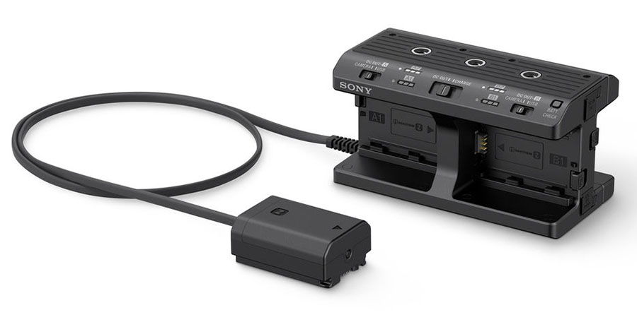 Ladestation, Batterieladegerät, Dual-Schacht, Sony?, Dockingstation