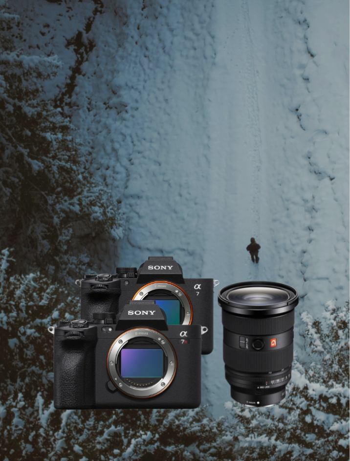 kamera, spiegelreflexkamera, Sony, a7, objektiv