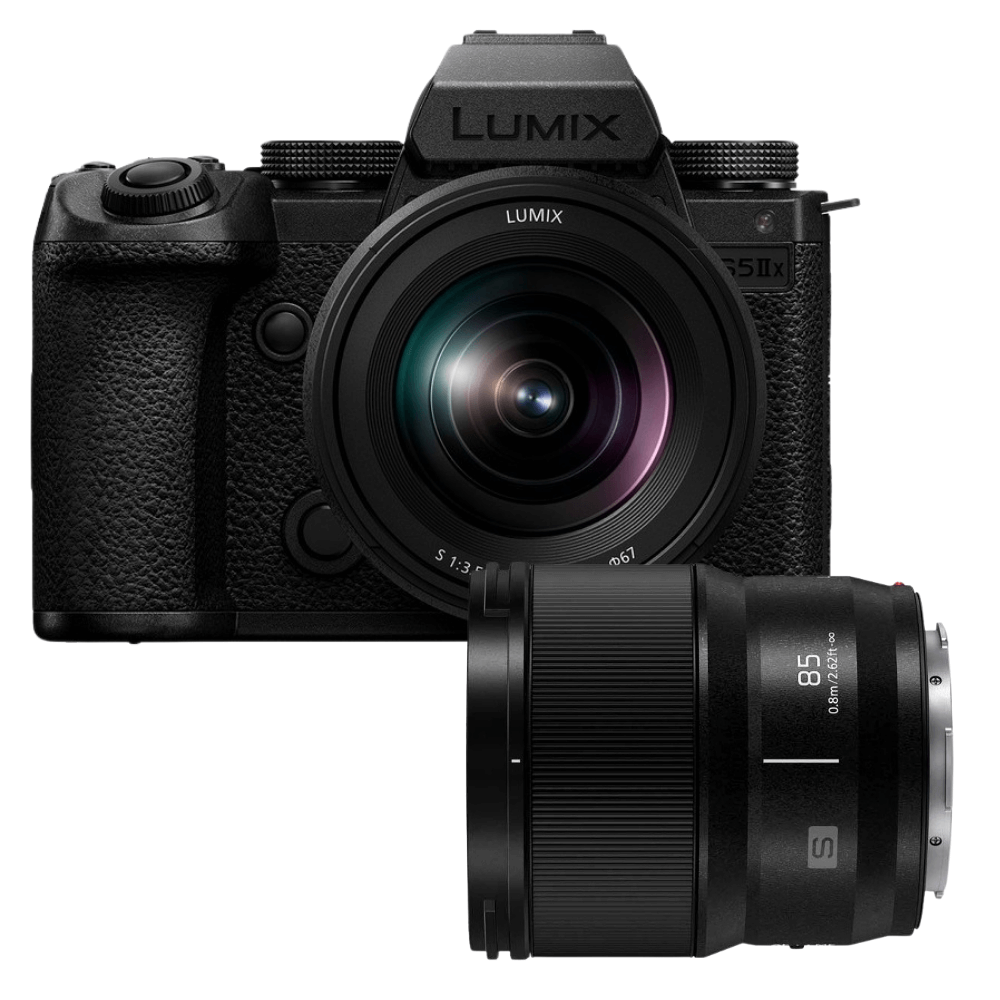Panasonic Lumix DC-S5 II X + Lumix S 20-60mm 3.5-5.6 + Lumix S 85mm 1.8 Panasonic Lumix DC-S5 II X + Lumix S 20-60mm 3.5-5.6 + Lumix S 85mm 1.8