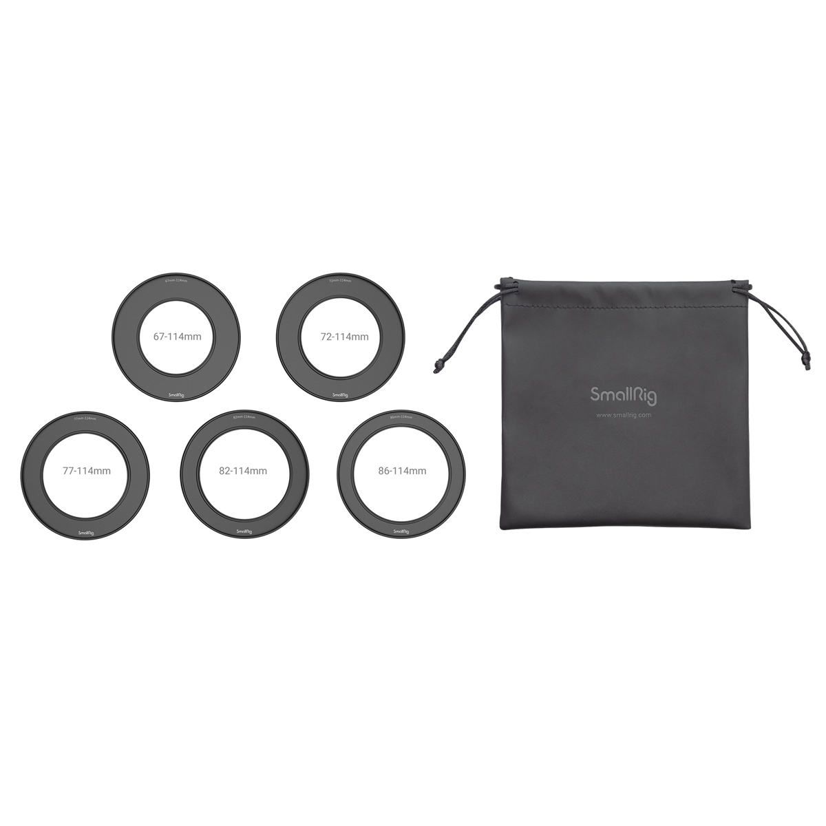 SmallRig 3410 Einschraubreduzierring Set mit Filtergewinde