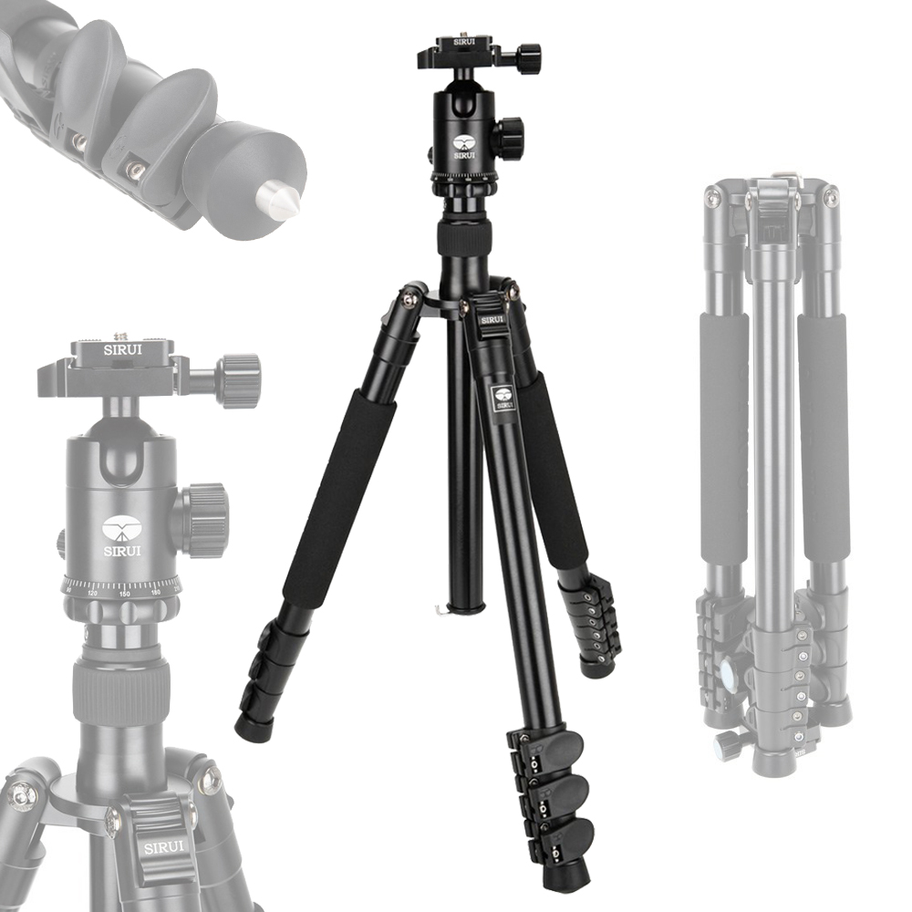 Sirui ET-2004 Easy Traveler - Dreibeinstativ Aluminium mit E-20 Kopf Arca-Swiss