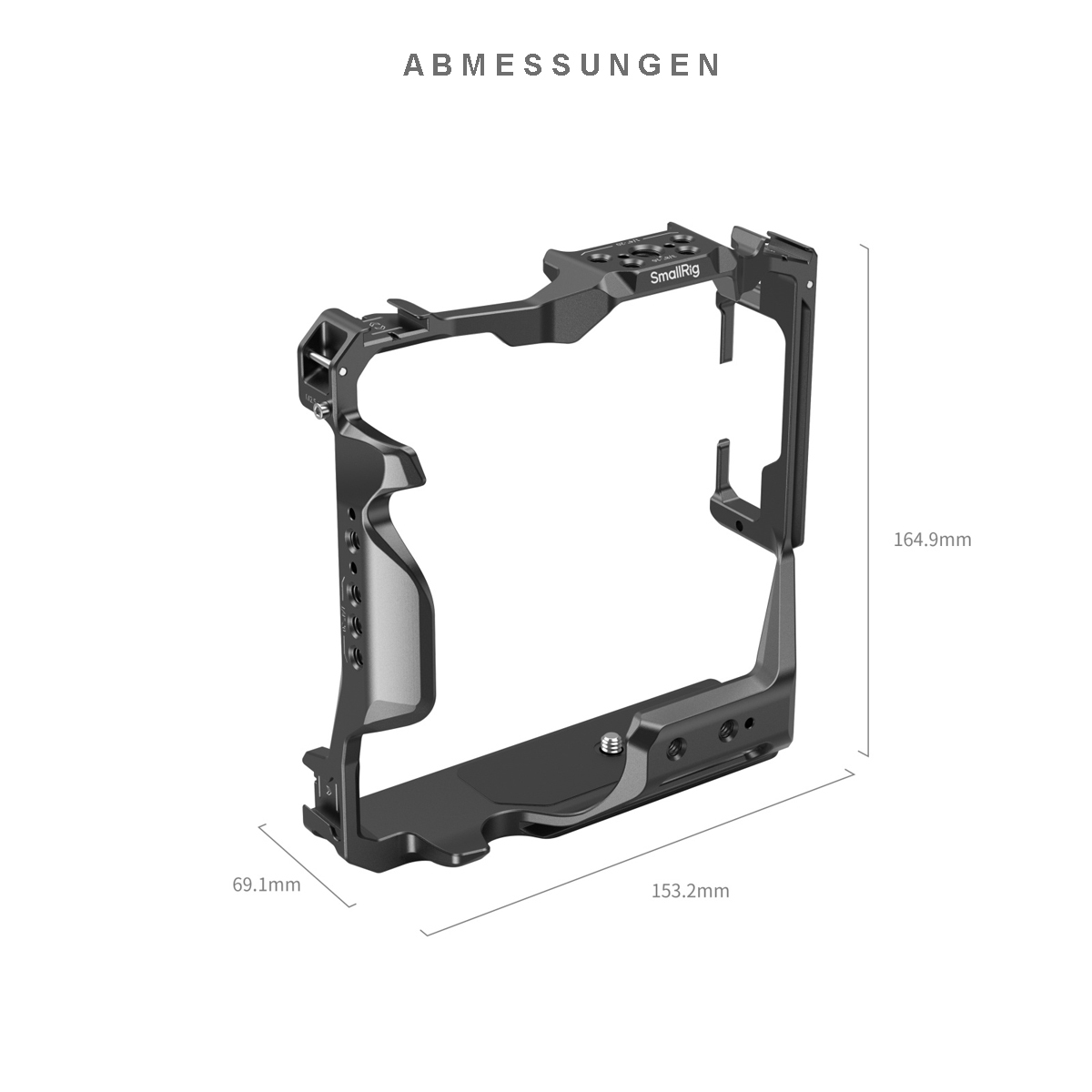 SmallRig 4524 Cage für Nikon Z 6III mit MB-N14 Vertical Grip