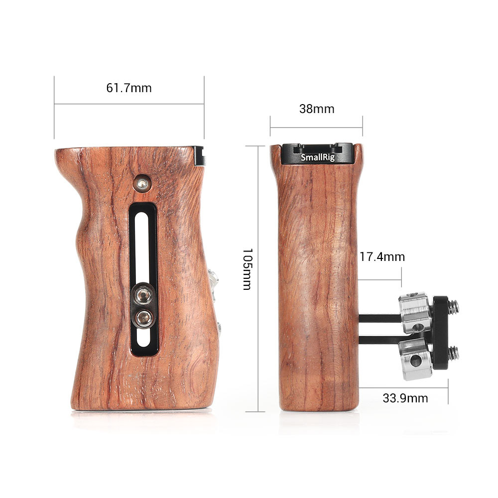 Smallrig 2093 Universeller Holzgriff justierbar