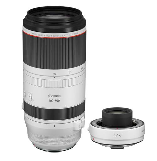 Canon RF 100-500mm 4.5-7.1 L IS USM + Extender RF 1.4x Konverter
