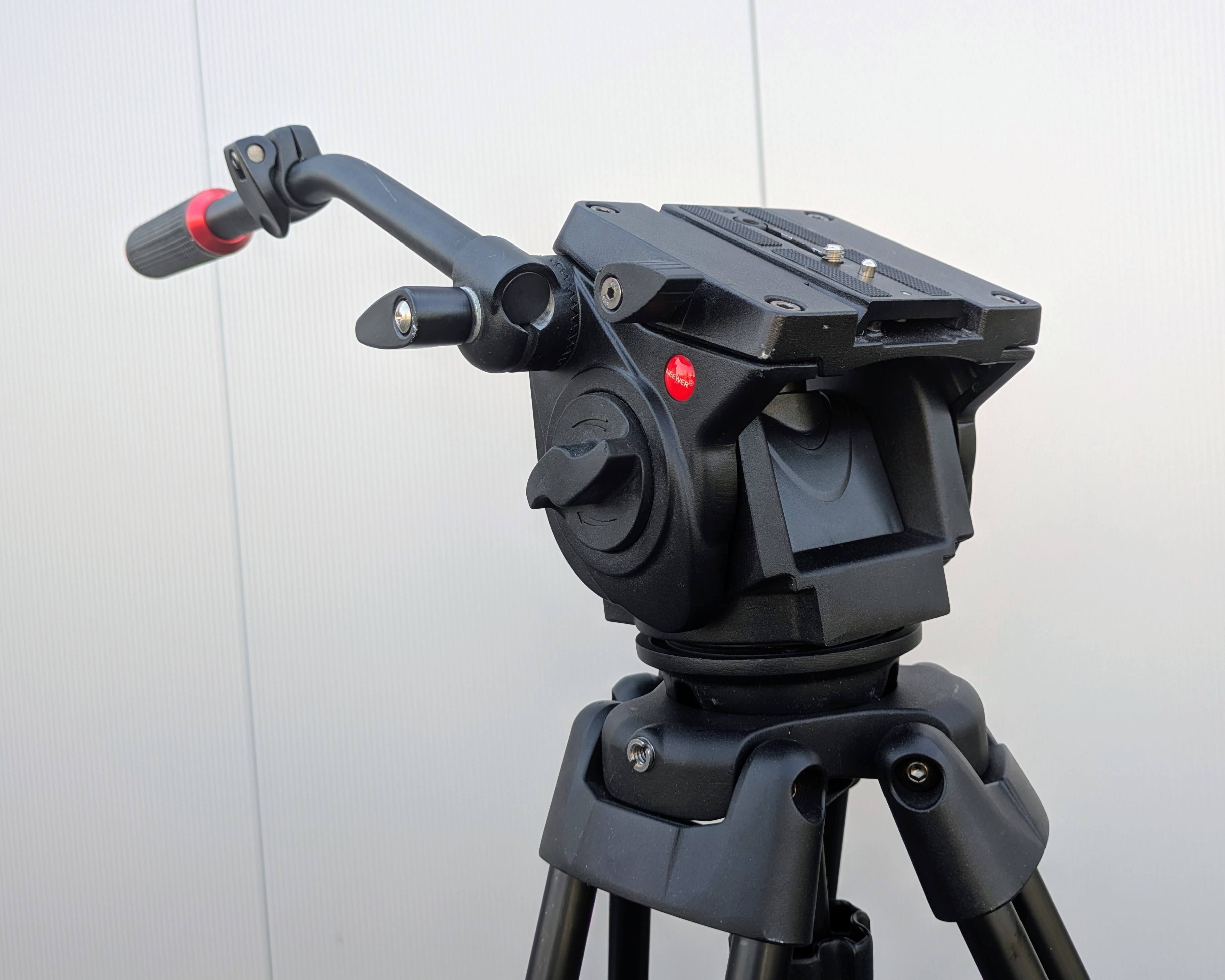 Kamera, Stativ, Schwenk-/Kopf, schwarz, Metall