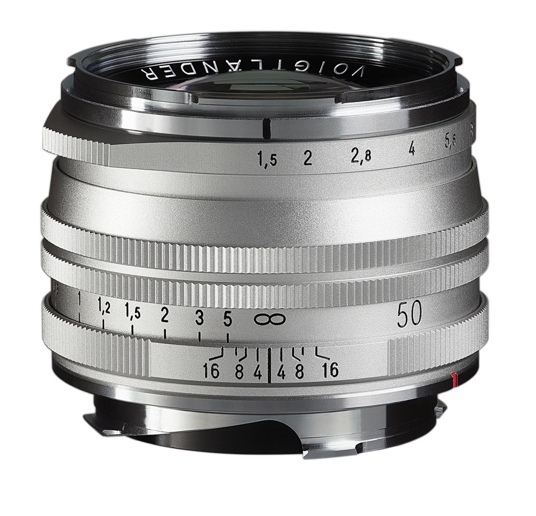 Voigtländer Nokton 50mm 1.5 M.C. VM II ASPH silber für Leica M