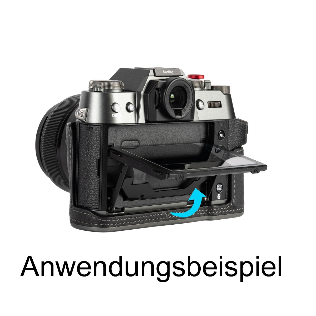 SmallRig 4709 Leather Half Case Kit für Fujifilm X-T50 schwarz