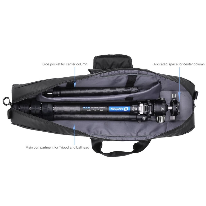 Leofoto Carbon-Dreibeinstativ LQ-365C + LH-47 Mr.Q