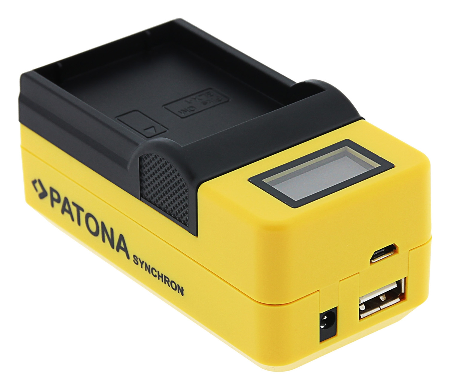 Patona Synchron USB Ladegerät für OM-SYSTEM OM-1 OM-1 II BLX-1 mit LCD-Display