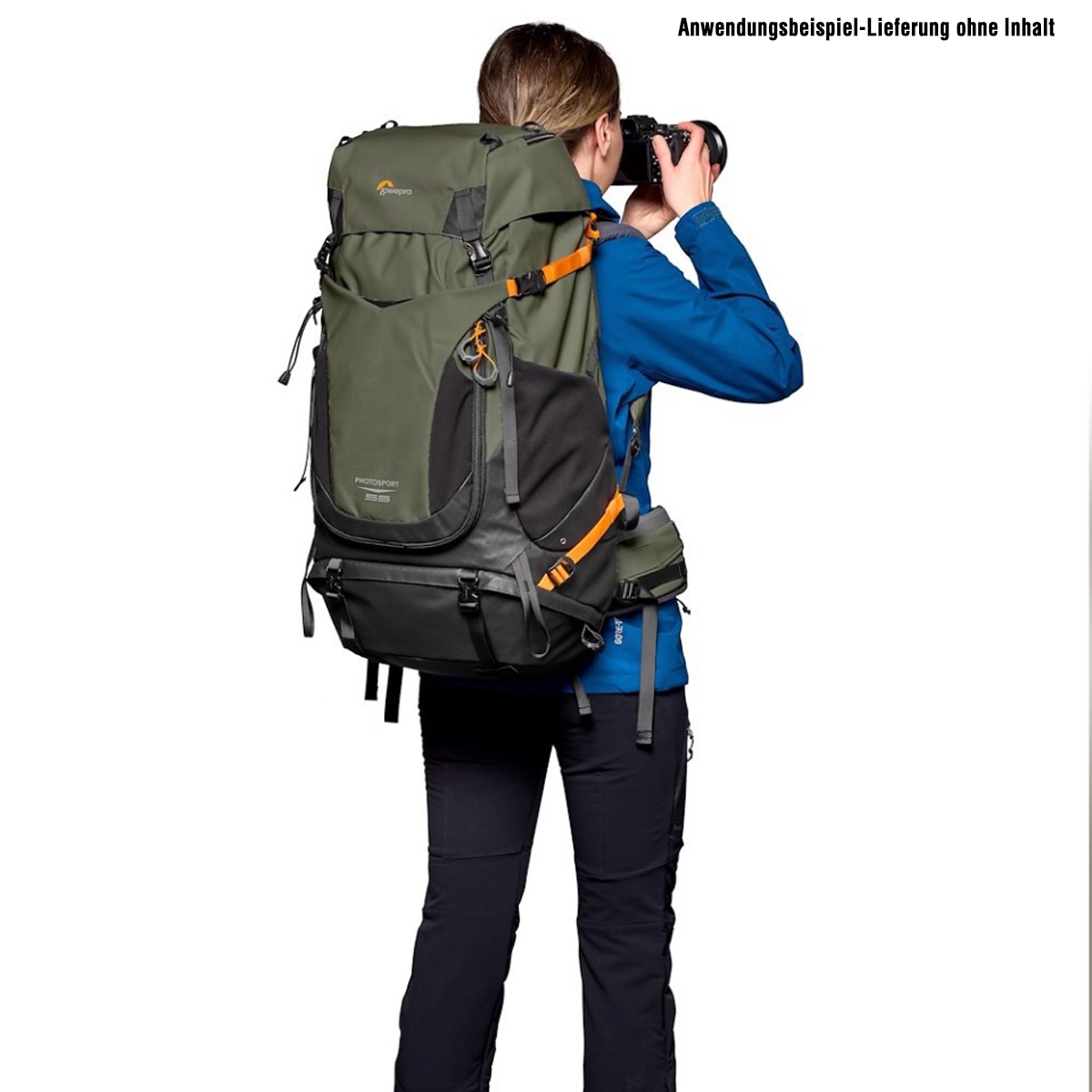 Lowepro PhotoSport PRO 55L AW IV (S-M) grün, Rucksack