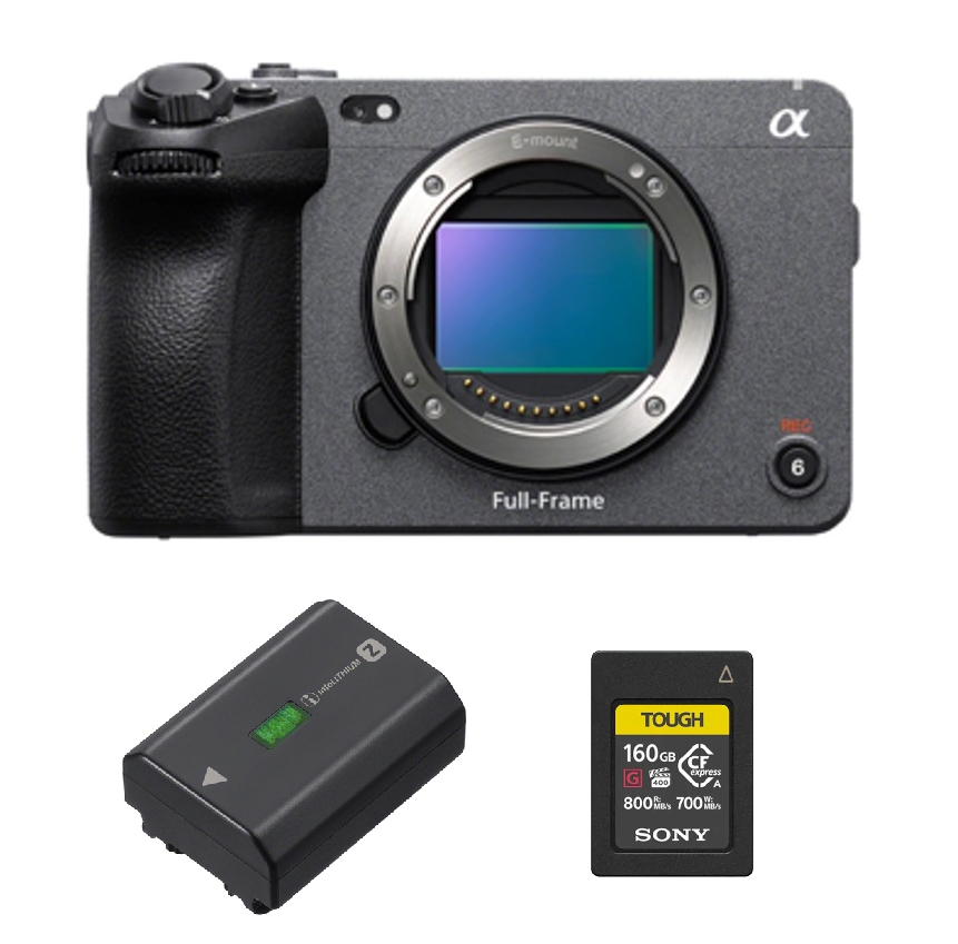Sony Alpha FX3A Cinema Line + XLR-Handgriff + Sony CFexpress 160 GB + NP-FZ100
