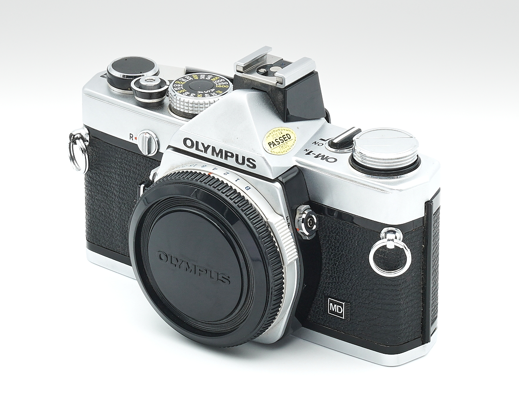 kamera, Spiegelreflexkamera,  Olympus, silber schwarz, Objektivdeckel
