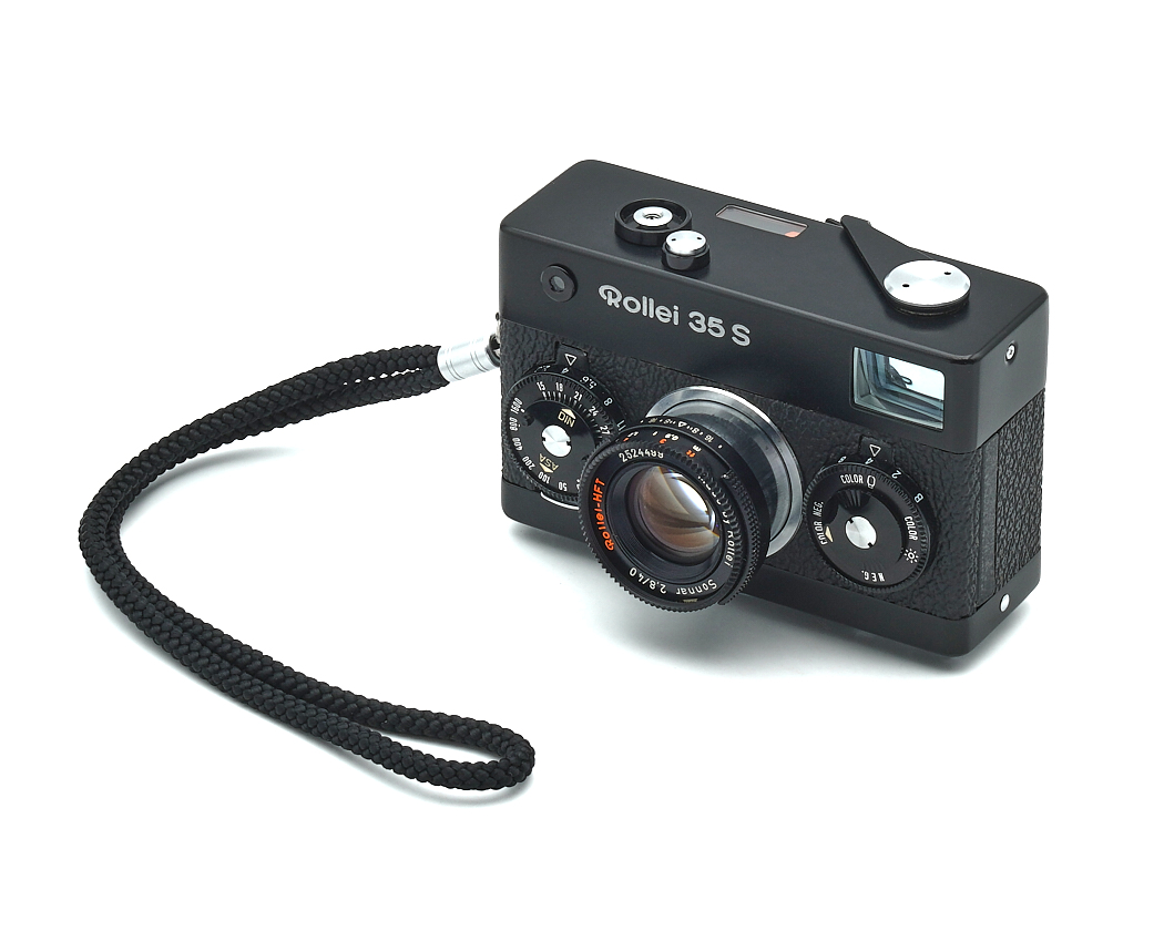 Rollei 35 S schwarz wie neu, komplett geprüft #50796*