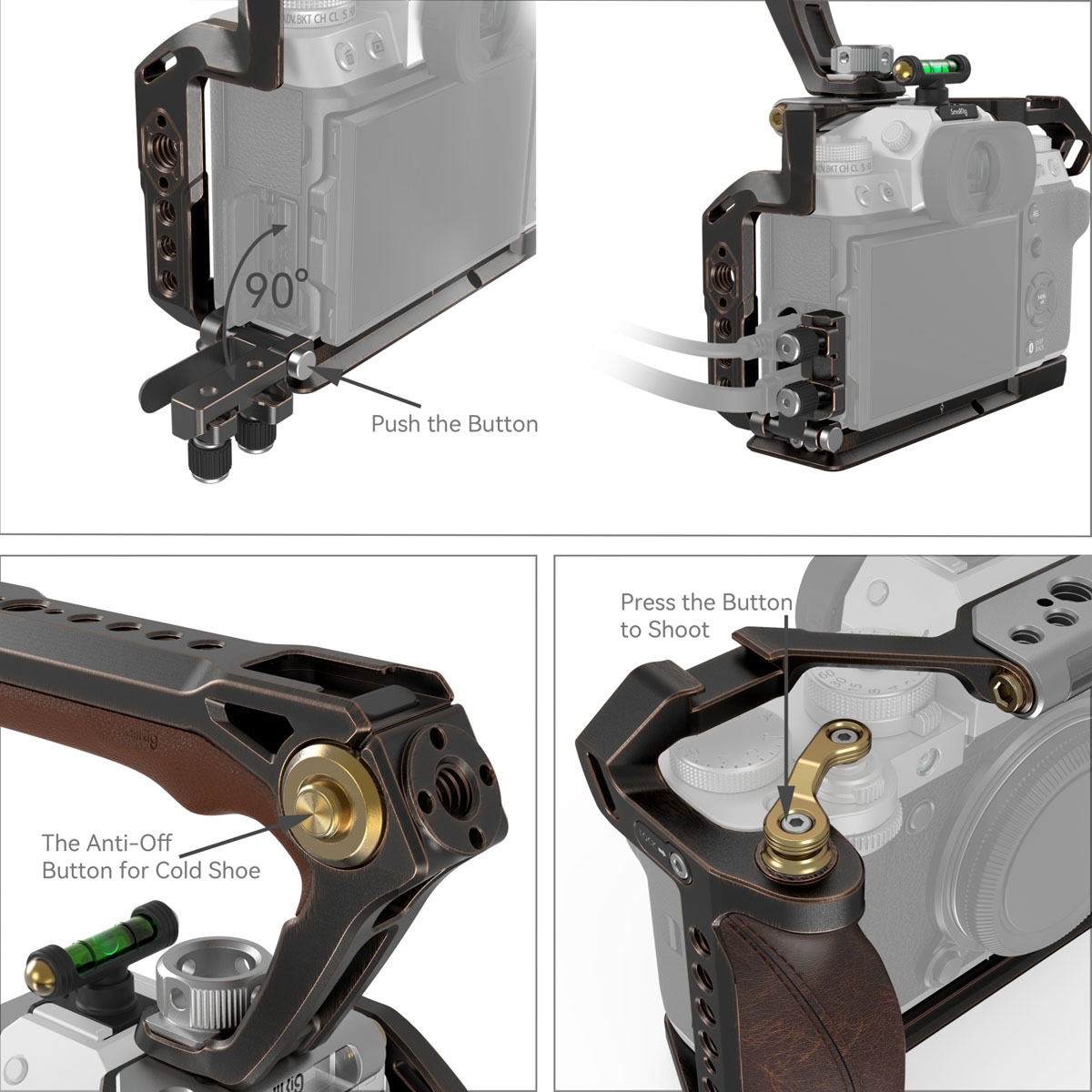 SmallRig 3872 Retro Handheld Cage Kit für Fujifilm X-T5