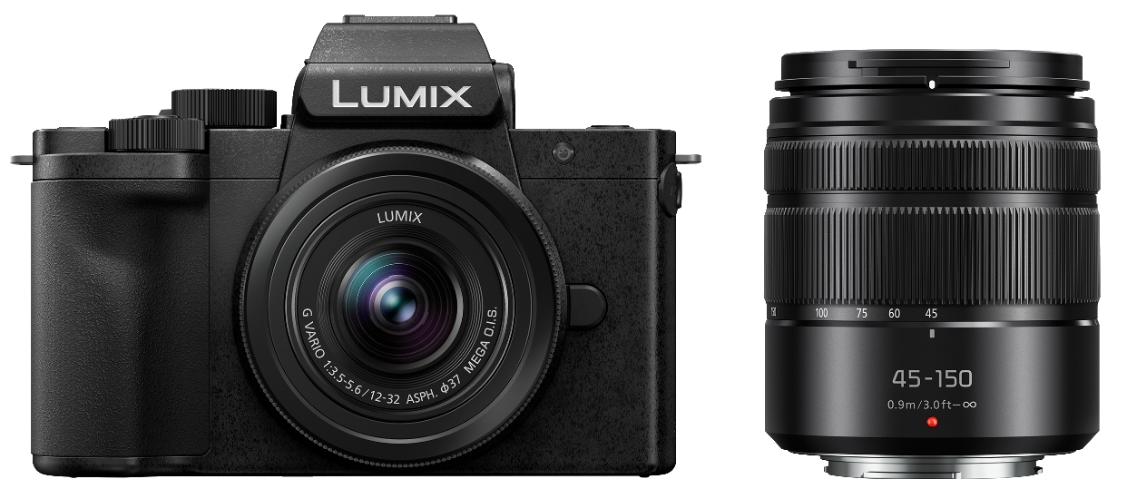 Panasonic Lumix DC-G100D + Lumix G Vario 12-32mm 3.5-5.6 ASPH. O.I.S. + Lumix 45-150mm 4.0-5.6 ASPH. O.I.S.