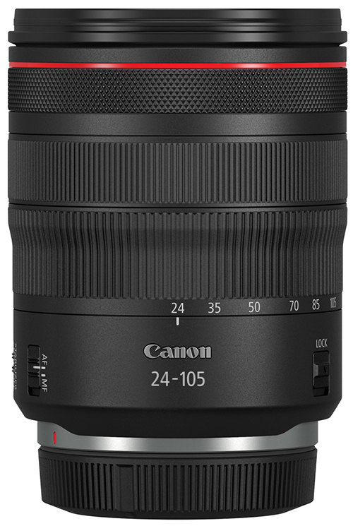 Objektiv, Canon 24-105, EF-Mount, Zoomobjektiv, Schwarz
