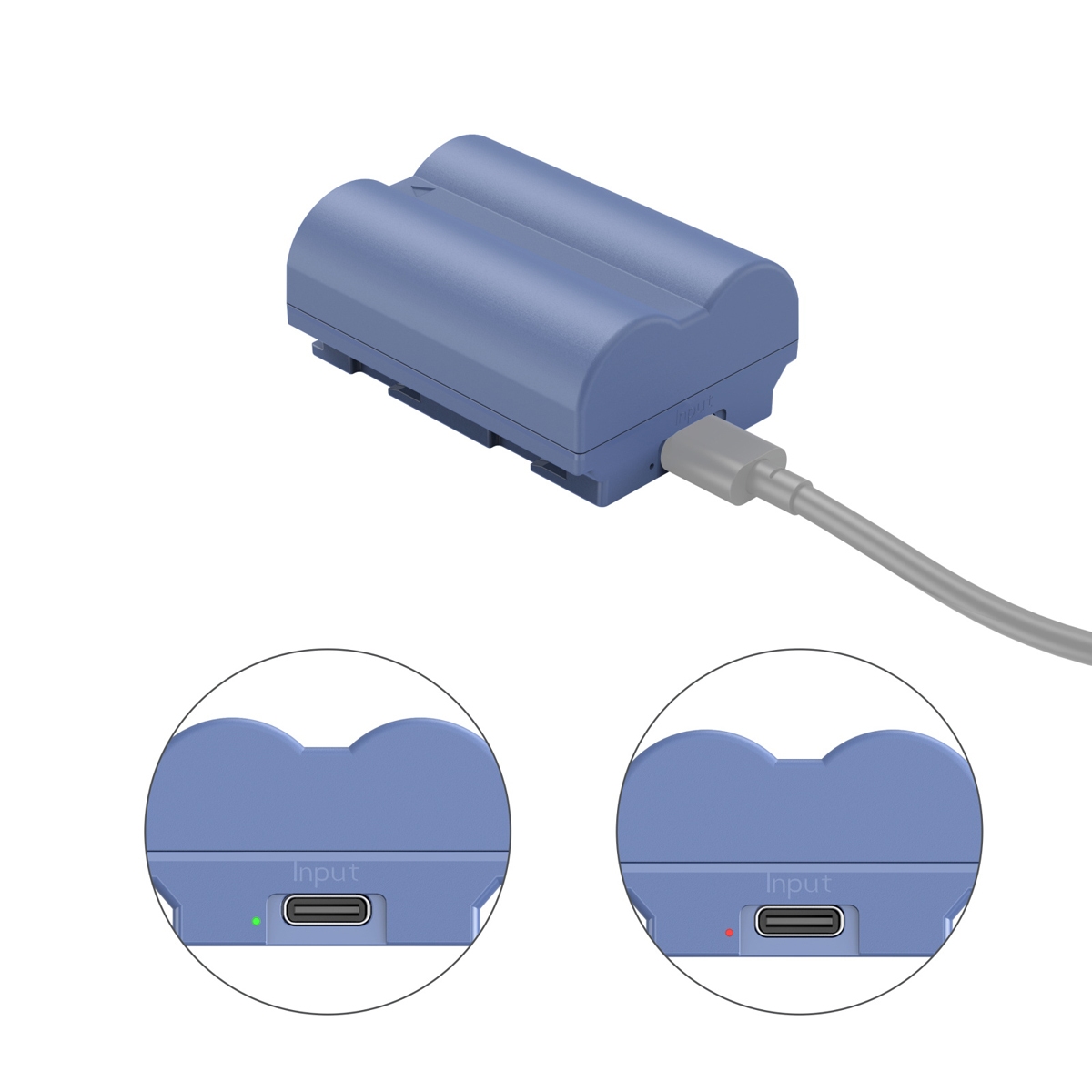 SmallRig 4266 NP-W235 USB-C (FUJIFILM) aufladbare Kamerabatterie