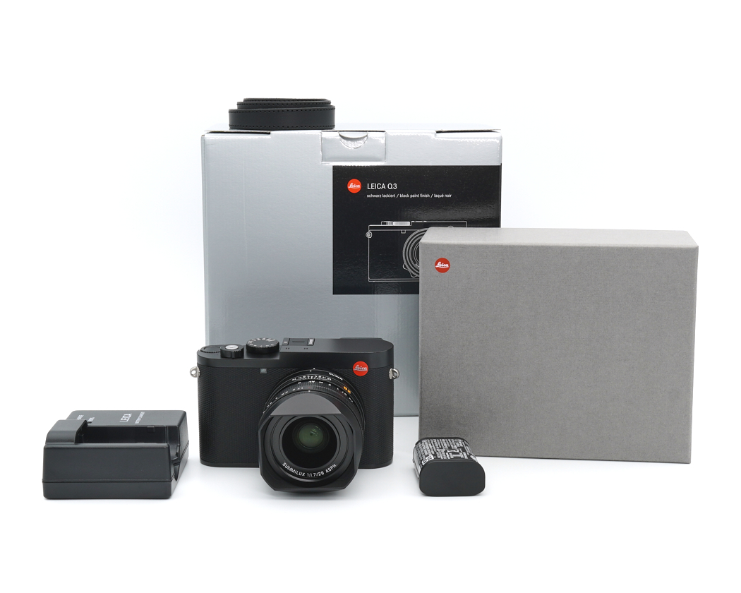 Leica Q3 schwarz 19080 , wie neu, org.-verpackt #49434**