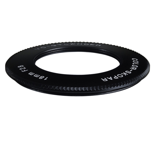 Voigtländer Color-Skopar 18mm 2.8 ASPH. schwarz für Fuji X