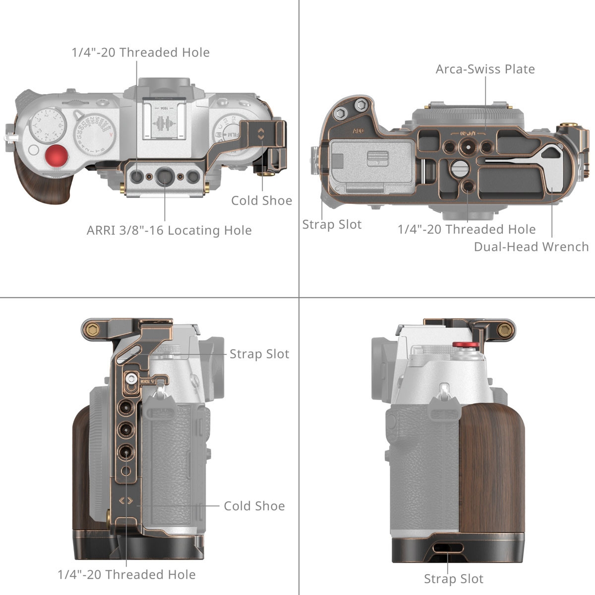 SmallRig 4714 Retro Cage für Fujifilm X-T50