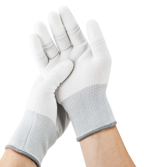 Premium antistatische Polyester Reinigungshandschuhe JJC G-01