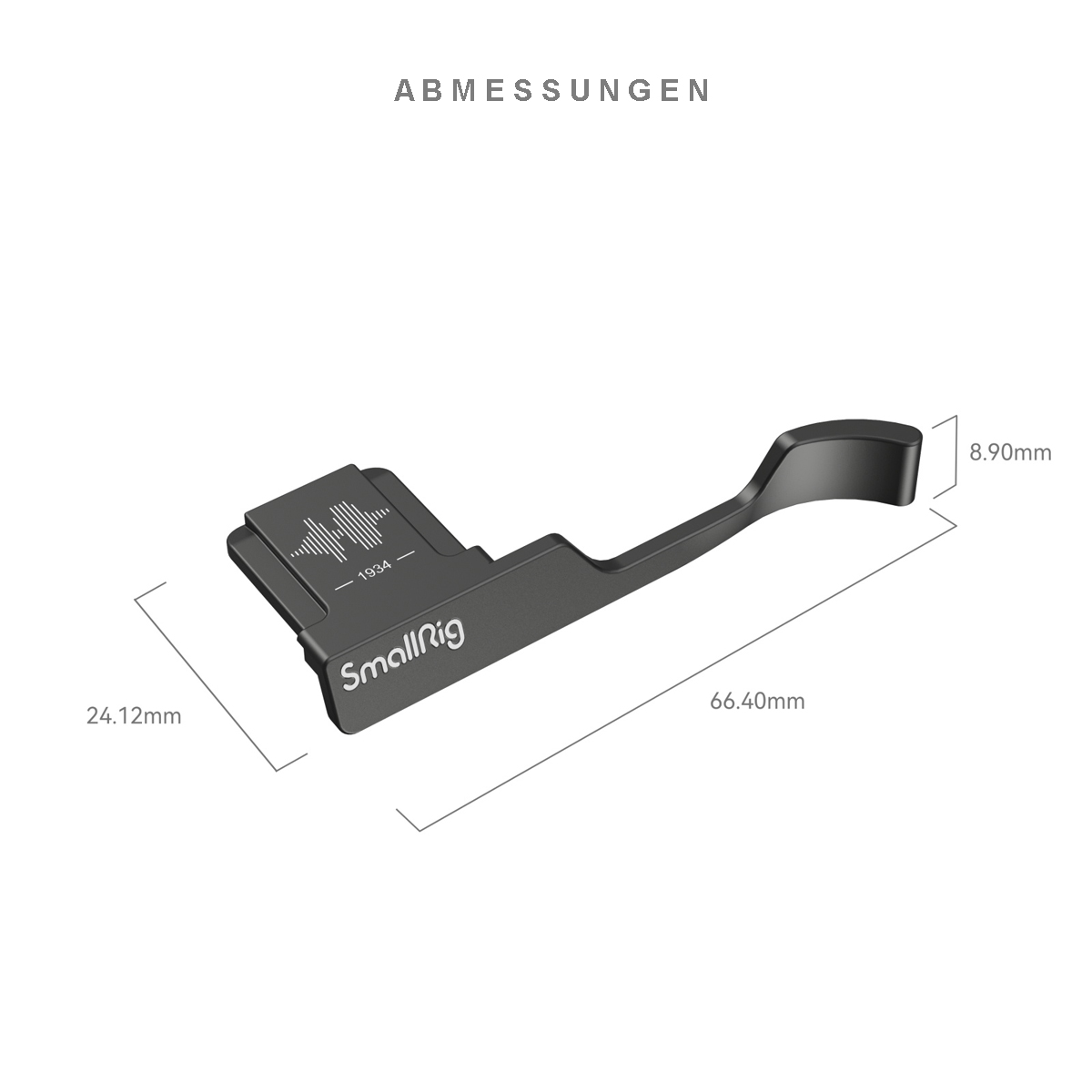 Smallrig 4559 Daumen-Griff schwarz für Fujifilm X100VI/X100V