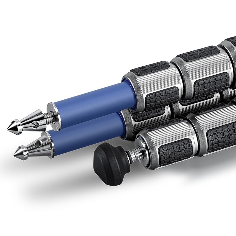 Leofoto Carbon-Dreibeinstativ LP-324C Poseidon + Ballhead LH-40 (Blau)