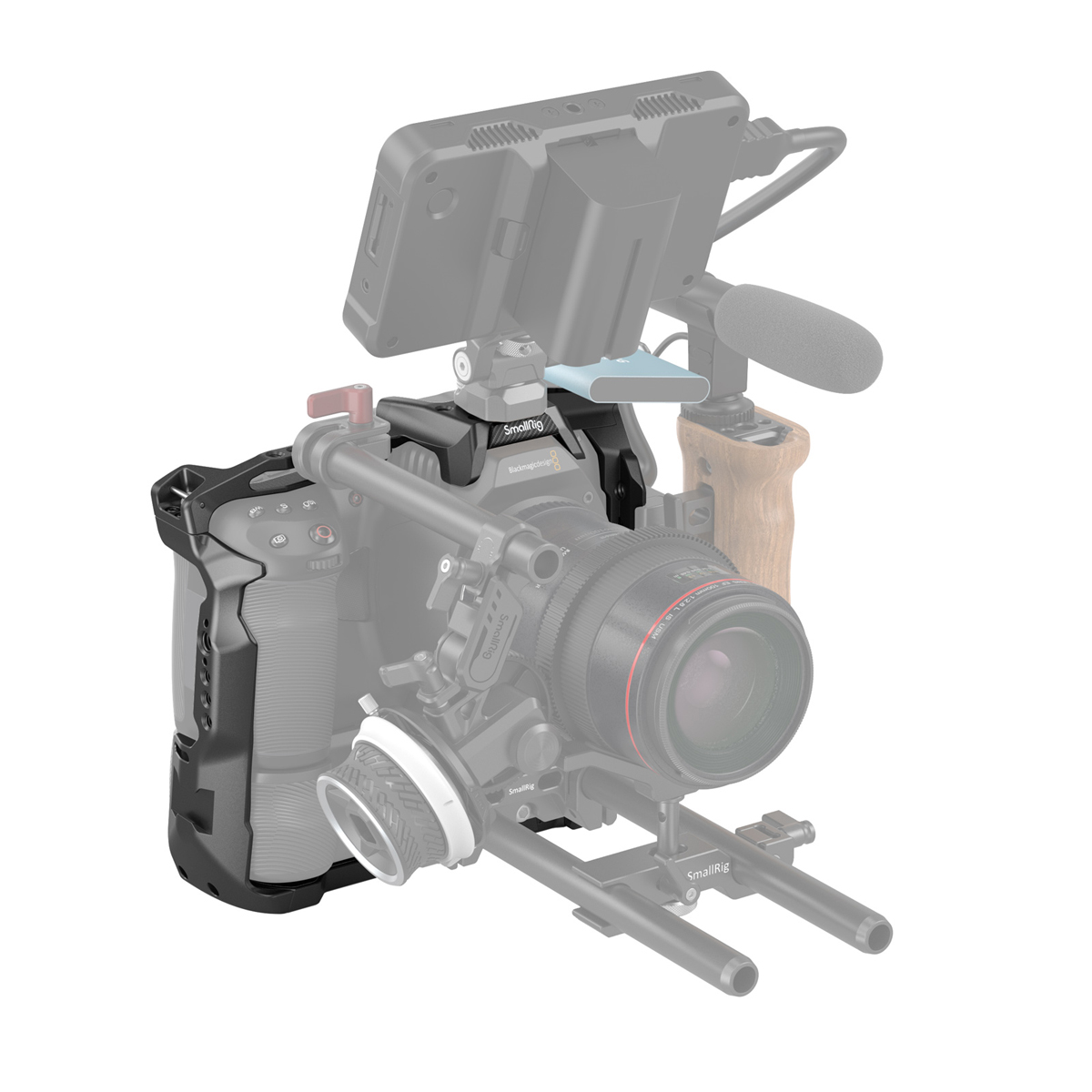 SmallRig 3382 Cage für BMPCC 6K Pro mit Batterie-Griff
