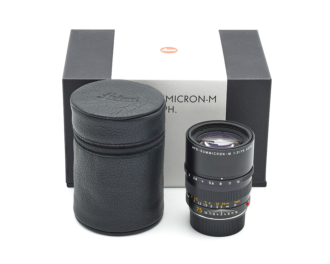 Leica APO-SUMMICRON-M 75mm 2.0 ASPH 11637 6-BIT Retoure, wie neu #49181**