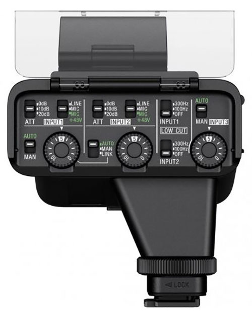 Sony XLR-K3M Adapter-Kit und ECM-XM1 Mikrofon