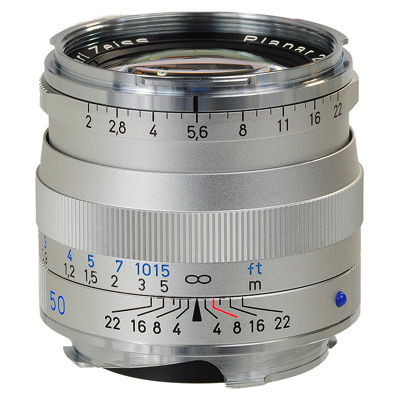 ZEISS Planar T* 50mm 2.0 ZM für Leica M silber