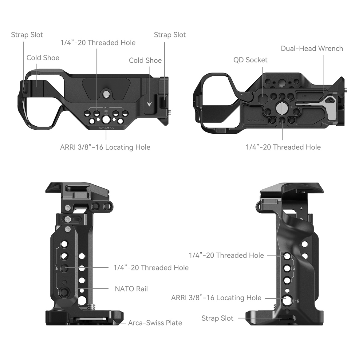 SmallRig 2087D Cage für Sony A7 III / A7RIII / A7IIIA