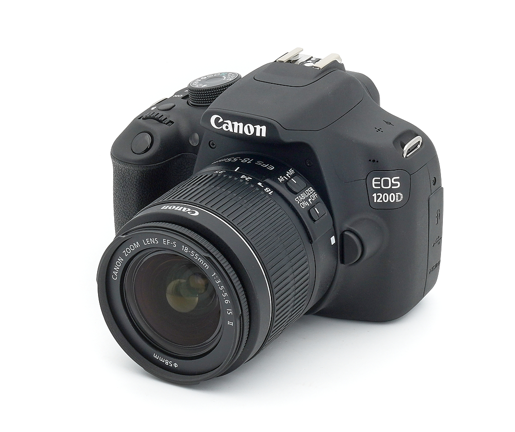Canon EOS 1200D + Zoom 18-55mm 3.5-5.6 IS II MESSEWARE Canon-Fachhändler #40039*