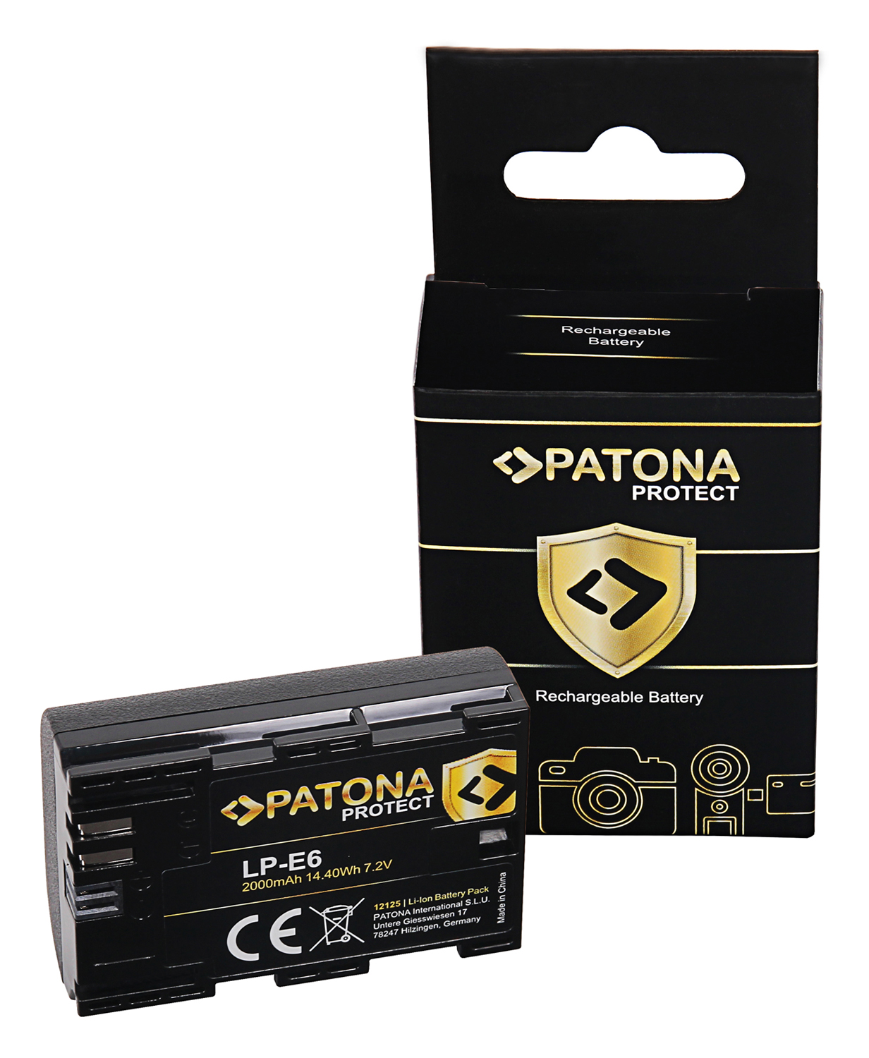 PATONA Protect Akku wie Canon LP-E6