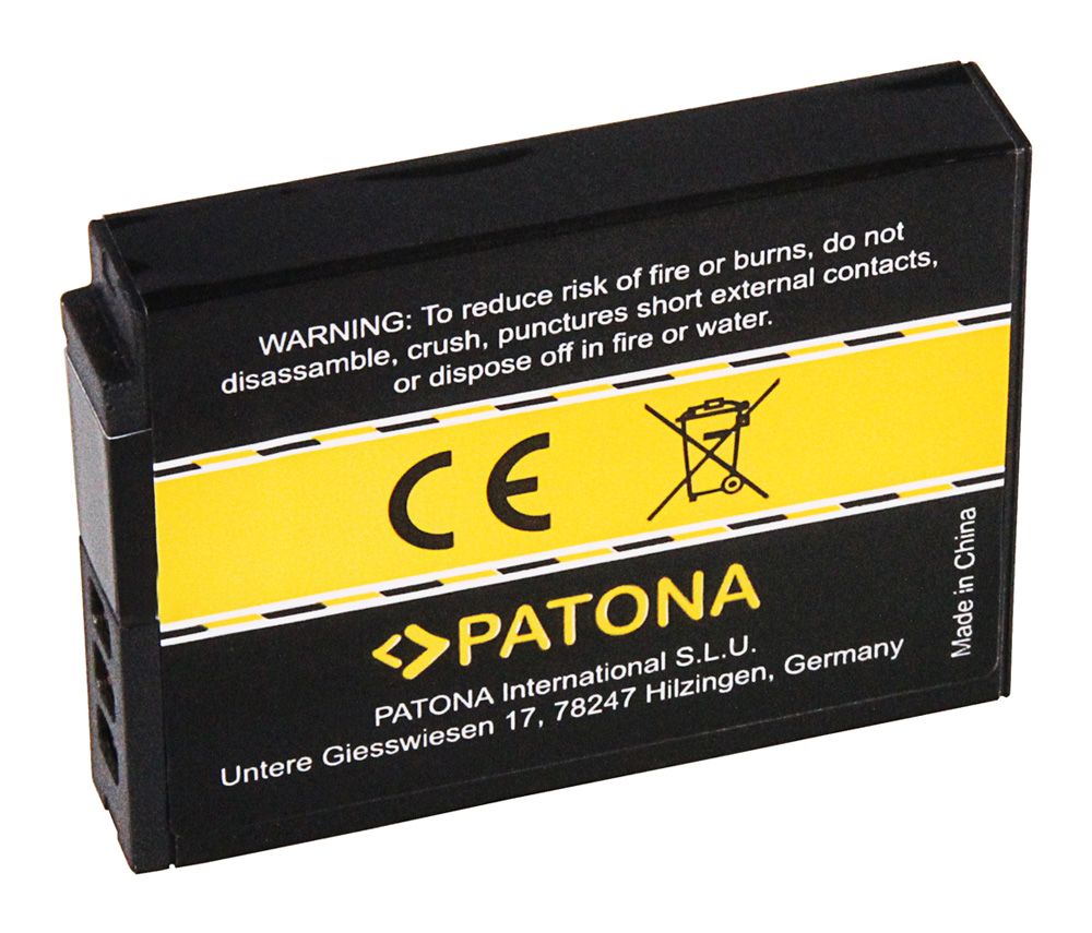 PATONA Hochleistungs LithIonen-Akku wie Nikon EN-EL12